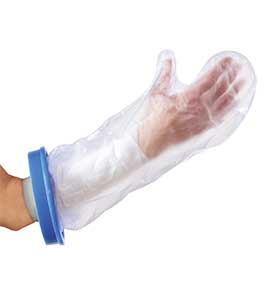 Housse de bras pour enfants pour baignoire de douche, sac de protection de  bandage imperméable à l'eau imperméable à l'eau complet